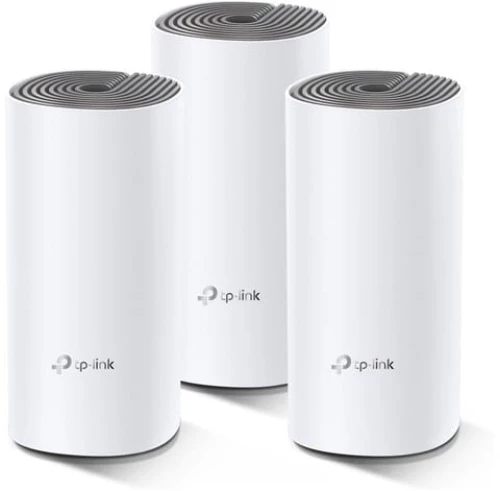 TP-LINK Deco E4 v1 Mesh Access Point Wi‑Fi 5 Dual Band (2.4 & 5GHz) σε Τριπλό Kit (Deco E4(3-Pack))
