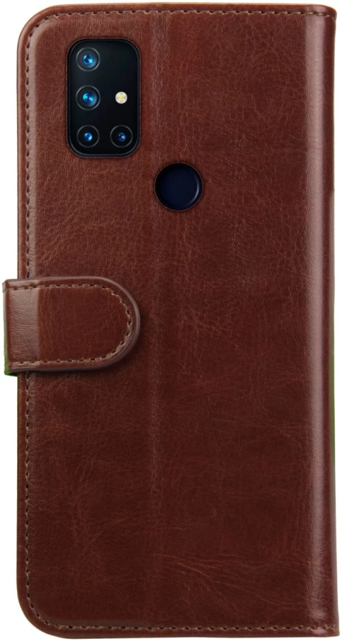 Rosso Element PU Θήκη Πορτοφόλι OnePlus Nord N10 5G - Brown (8719246285547)