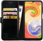 Rosso Element PU Θήκη Πορτοφόλι Samsung Galaxy A04 - Black (8719246376856)