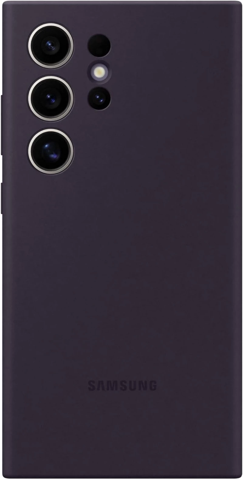 Θήκη Σιλικόνης - Samsung Galaxy S24 Ultra - Official Samsung Silicone Case - Dark Violet (EF-PS928TEEGWW)
