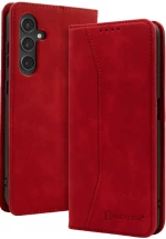 Θήκη Πορτοφόλι - Samsung Galaxy S24 - Bodycell Book Case - Red (5206015073502)