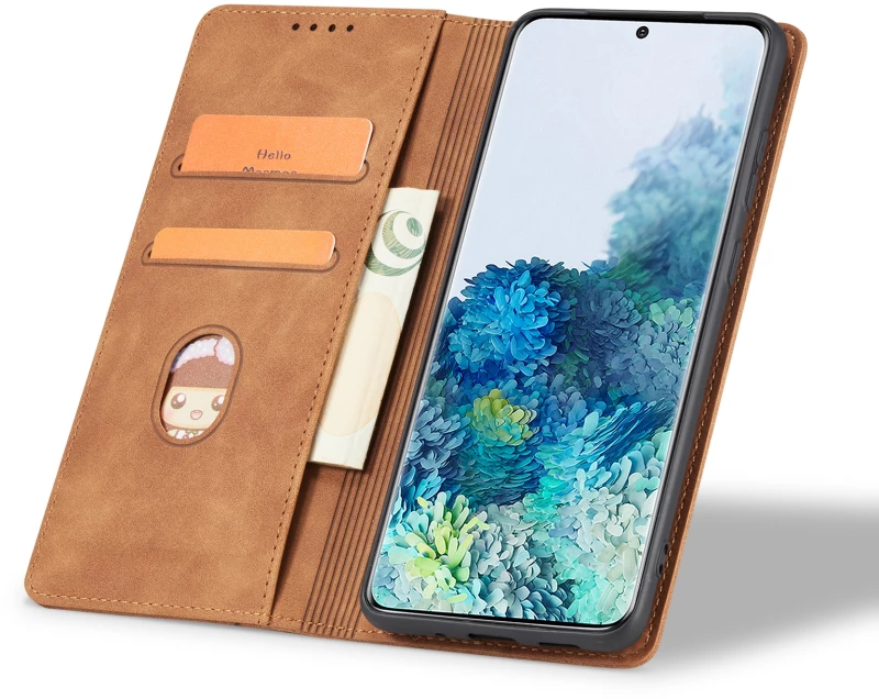 Bodycell Θήκη - Πορτοφόλι Xiaomi Redmi 7A - Brown (5206015059124)