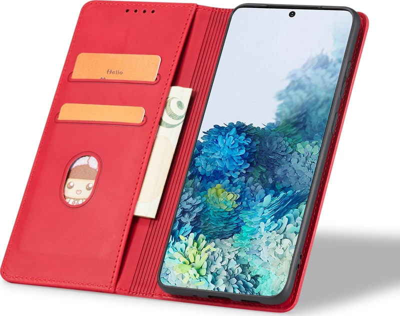 Bodycell Θήκη - Πορτοφόλι Huawei P40 - Red (5206015060380)