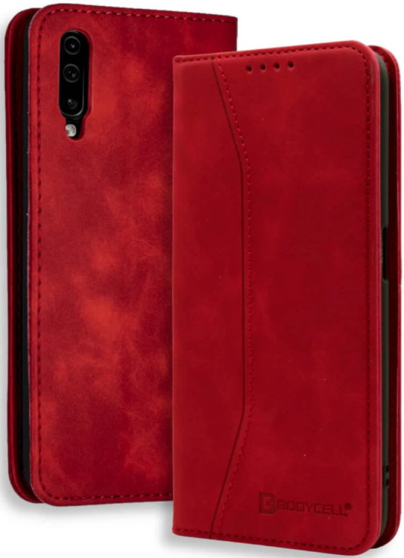Bodycell Θήκη - Πορτοφόλι Samsung Galaxy A70 - Red (5206015058264)