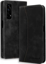 Bodycell Θήκη - Πορτοφόλι Realme 7 - Black (5206015064043)