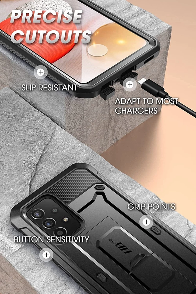 Supcase Ανθεκτική Θήκη Unicorn Beetle Pro - Samsung Galaxy A52 / A52s 5G - Black (843439112933)
