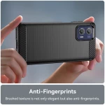 HappyCase Θήκη Σιλικόνης Brushed - Motorola Moto G73 - Black (8719246387869)