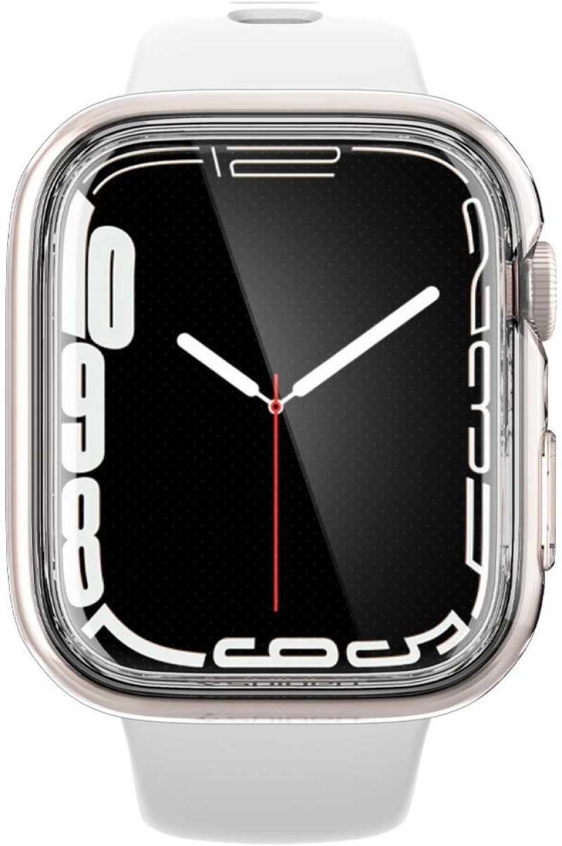Spigen Θήκη Ultra Hybrid Apple Watch 9 / 8 / 7 (41mm) - Crystal Clear (ACS04613)