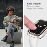 Spigen Θήκη Ultra Hybrid Apple Watch 9 / 8 / 7 (41mm) - Crystal Clear (ACS04613)