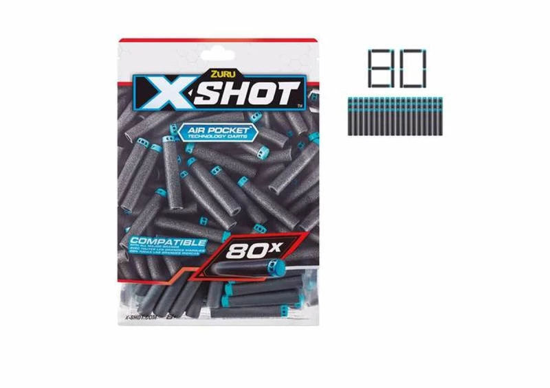 Βελάκια X-Shot 80 Μονάδες S2432128