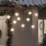 Φωτιστικό Αστέρι Μοραβίας με 10 LED Λευκό 10 εκ. 356203