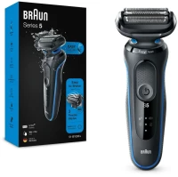 Ξυριστική μηχανή Braun 5 51-B1000s Μπλε S6503744