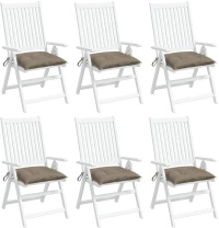 Μαξιλάρια Παλέτας Κήπου 6 τεμ. Taupe 50x50x7 εκ. Oxford Ύφασμα μπεζ-γκρι 361533