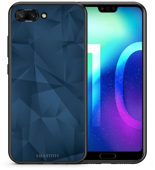 Geometric Blue Abstract - Honor 10 case