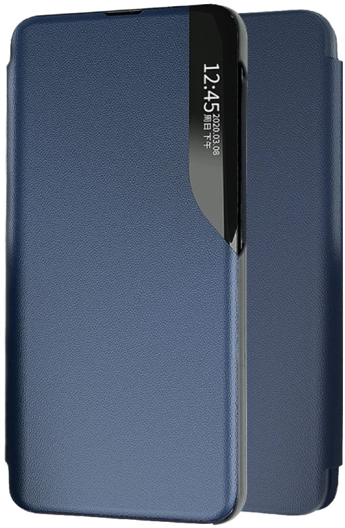 Θήκη Book Ancus Smart Flip για Samsung SM-S921B Galaxy S24 5G Μπλέ