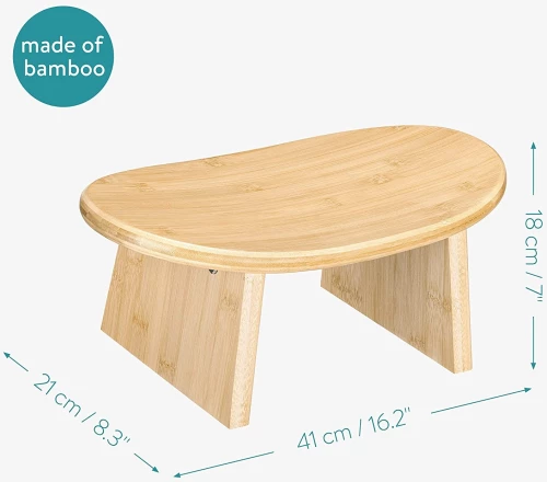 Navaris Meditation Stool - Σκαμπό Διαλογισμού από Μπαμπού - Brown (53902.24)