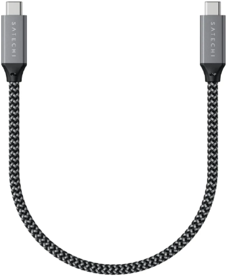 Satechi USB-4 40Gbps - Καλώδιο Φόρτισης και Μεταφοράς Δεδομένων - Type-C σε Type-C - 100W - 25cm (ST-U4C25M)