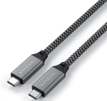 Satechi USB-4 40Gbps - Καλώδιο Φόρτισης και Μεταφοράς Δεδομένων - Type-C σε Type-C - 100W - 25cm (ST-U4C25M)