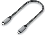 Satechi USB-4 40Gbps - Καλώδιο Φόρτισης και Μεταφοράς Δεδομένων - Type-C σε Type-C - 100W - 25cm (ST-U4C25M)