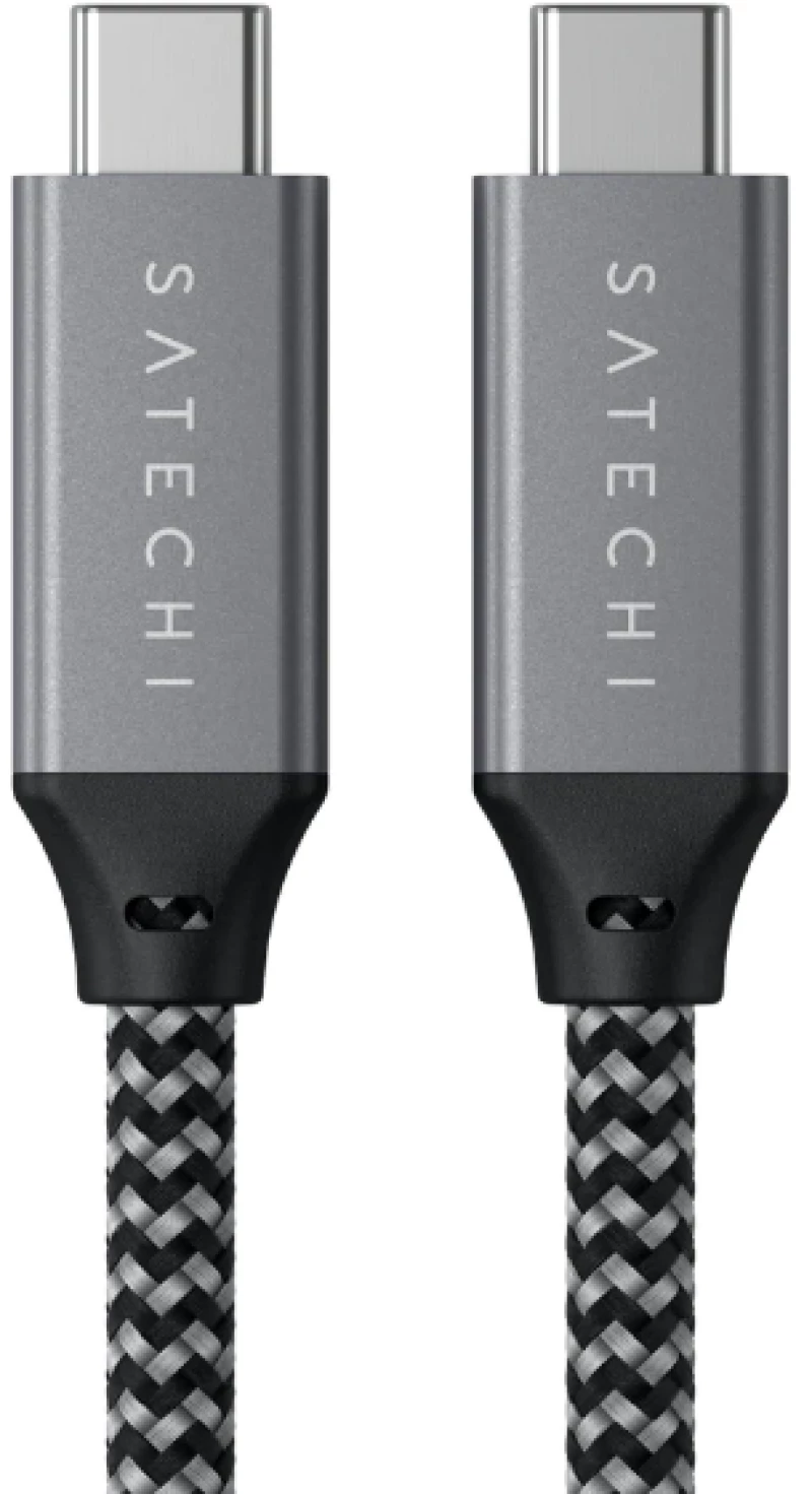 Satechi USB-4 40Gbps - Καλώδιο Φόρτισης και Μεταφοράς Δεδομένων - Type-C σε Type-C - 100W - 25cm (ST-U4C25M)