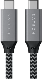 Satechi USB-4 40Gbps - Καλώδιο Φόρτισης και Μεταφοράς Δεδομένων - Type-C σε Type-C - 100W - 25cm (ST-U4C25M)