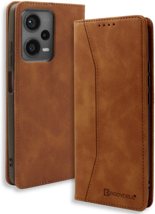 Bodycell Θήκη - Πορτοφόλι Xiaomi Poco X5 - Brown (5206015017902)