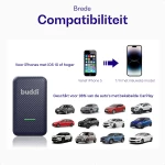 Buddi Bluetooth Apple Carplay Adapter - Ασύρματος Αντάπτορας Bluetooth για Apple CarPlay - Blue - (8719246387678)