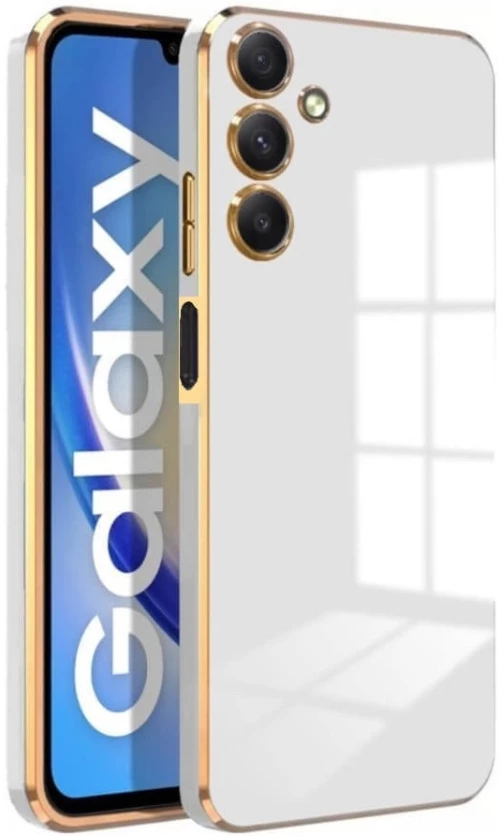Bodycell Gold Plated - Θήκη Σιλικόνης Samsung Galaxy A25 - White (5206015074066)