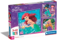 Clementoni Παιδικό Παζλ Super Color Disney Princess 3x48 τμχ