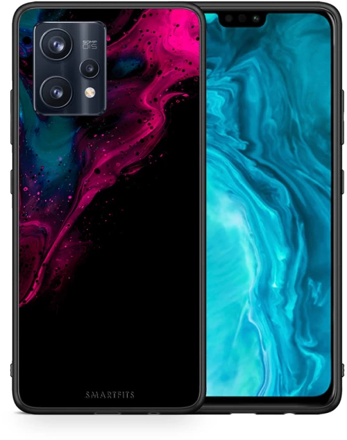 Watercolor Pink Black - Realme 9 / 9 Pro+ 5G case