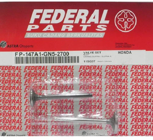 ΒΑΛΒΙΔΕΣ ΣΕΤ  Εισ/Εξ FEDERAL C100GRAND,C90,SUPRA,LINGKEN110,SPIKE125