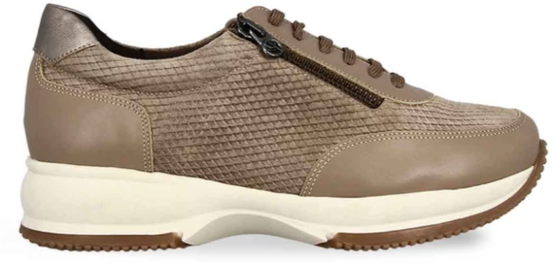 Γυναικεία Δερμάτινα Sneaker Parex Nude