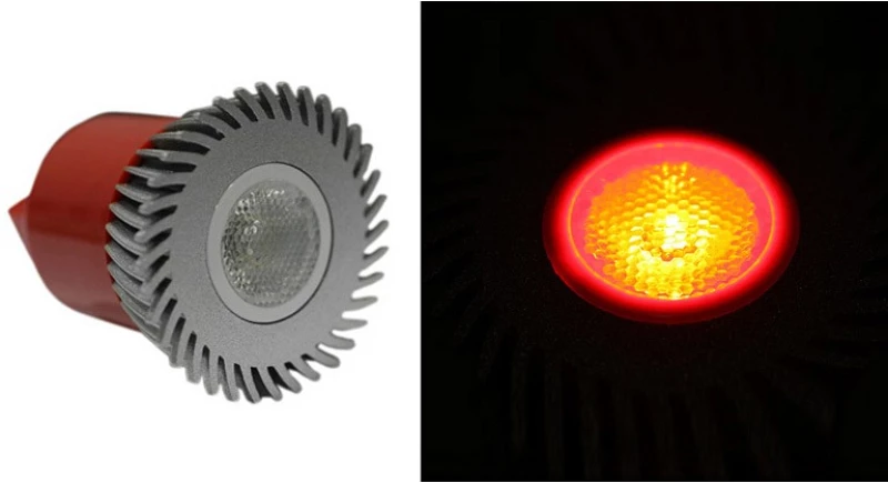 Adeleq Led Λάμπα Ισχύος Mr16 3W 230V 1 Led 30° Κόκκινη 13-160332
