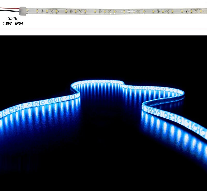 Adeleq Ταινία Led 5 Μέτρα 12Vdc 4.8W Και 60Led Ανά Μέτρο Ip54 Μπλε 30-3412114