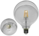 Adeleq Led Λάμπα Cog Globe Φ125 Διάφανο Ε27 10W 230V Θερμό 13-2711251000
