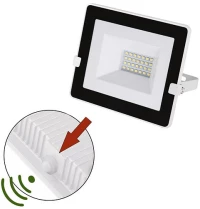 Adeleq Προβολέας Led-Smd 20W Φωτοκύτταρο 4000Κ Ip65 Λευκός 3-030201