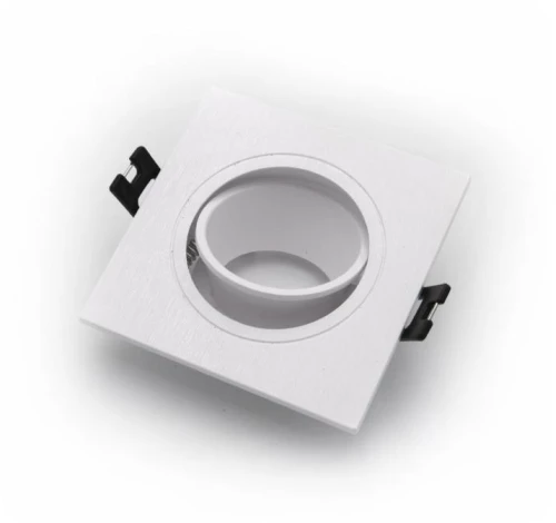 Adeleq Σποτ PC Τετράγωνο Ψευδοροφής Κινητό Φ93mm Ντουί GU10 Λευκό 21-0470920