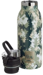 Ecolife Θερμός 550ml Με Sport Πώμα Pixels 33-BO-3027
