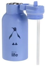 Ecolife Θερμός Παιδικός Kids Thermos Animals 350ml Penguin 33-BO-2013