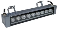 Adeleq Προβολέας Led Ισχύος Επιμήκης 0,3m 10W 10° Μπλε Ip65 Γκρι 3-070104