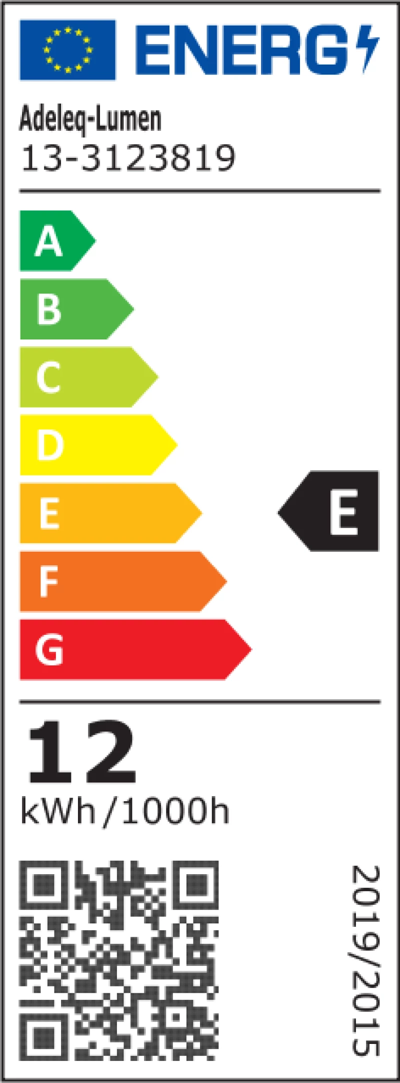 Adeleq Λάμπα LED PAR30 PC E27 12W 230V 38Μοιρών Ντιμαριζόμενη Λευκό 13-3123819