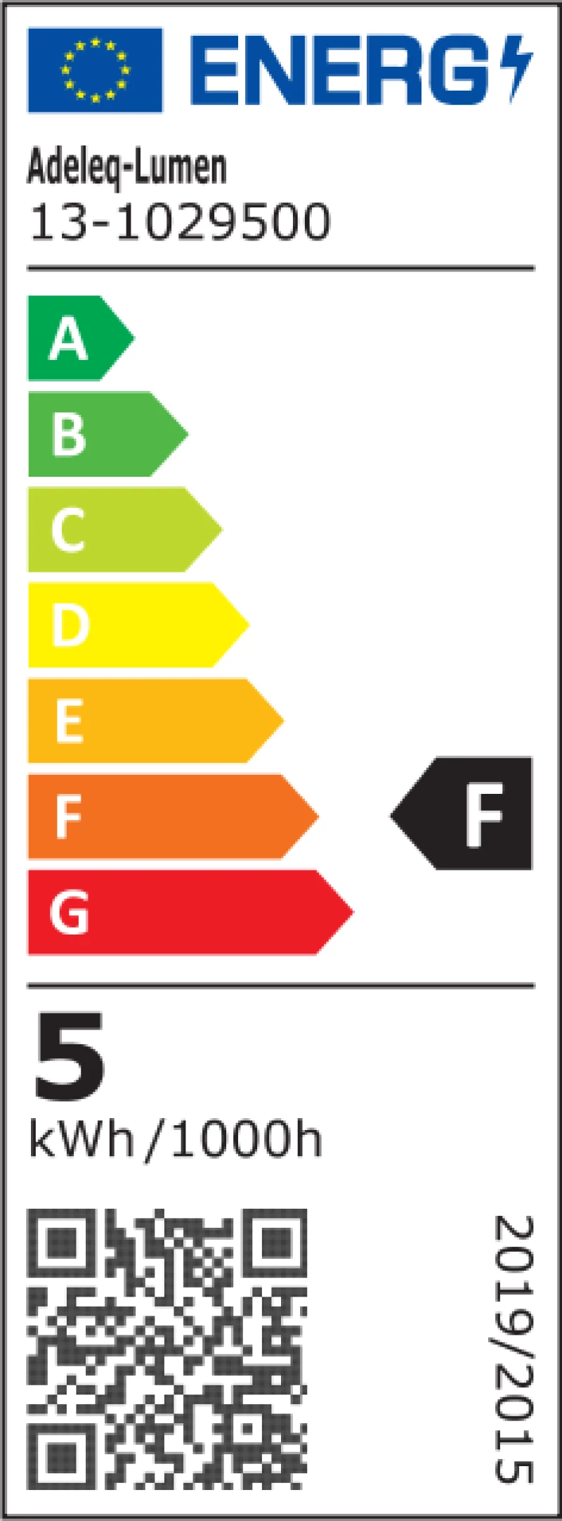 Adeleq Λάμπα LED GU10 5W 230V 105 Μοιρών 3000Κ Θερμό 13-1029500