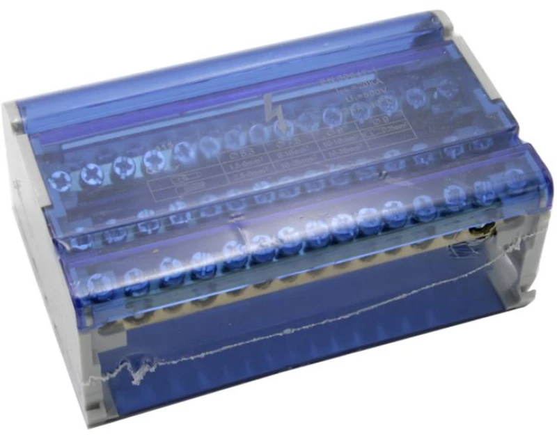 Adeleq Διακλαδωτήρες Ράγας 125Α 500V 4 Μπάρες x 15 Πόλοι 32-593