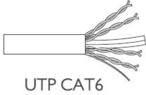 ΚΑΛΩΔΙΟ UTP cat6Ε 4z ΑΛΟΥΜΙΝΙΟΥ