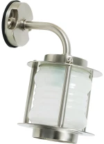 ΜΠΡΟΥΤΖΙΝΗ ΑΠΛΙΚΑ Ε27,IP23,21CMX29CM  ΣΑΤΙΝΑΤΗ(4541ΚΣΑΤ)