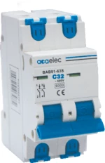 MCB 2P C32 6KA 2M