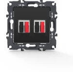 PRIME ΠΡΙΖΑ ΔΙΠΛΗ ΗΧΕΙΩΝ ΜΕ ΚΛΙΠ 36-230VAC IP20 MAT ΑΝΘΡΑΚΙ