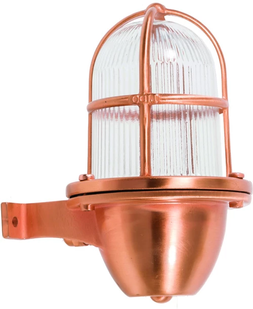 ΜΠΡΟΥΝΤΖΙΝΗ ΑΠΛΙΚΑ ΓΩΝΙΑ ΧΑΛΚΟΣ,IP64,E27,CE, 14CMΧ18CM(410ΧΑΛ)