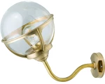 ΜΠΡΟΥΤΖΙΝΗ ΑΠΛΙΚΑ  ΜΕ ΜΠΑΛΑ Φ20 ΛΕΥΚΗ(4893)  ,CE,IP54,E27,33CMΧ37CM