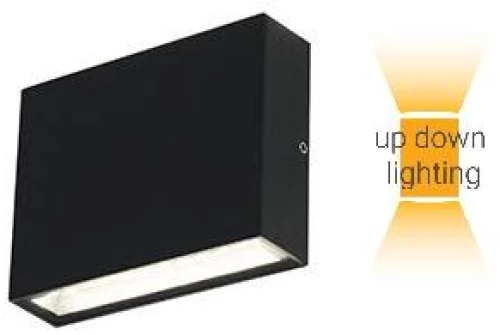 ΑΠΛΙΚΑ LED 6W 3000k ΜΑΥΡΟ